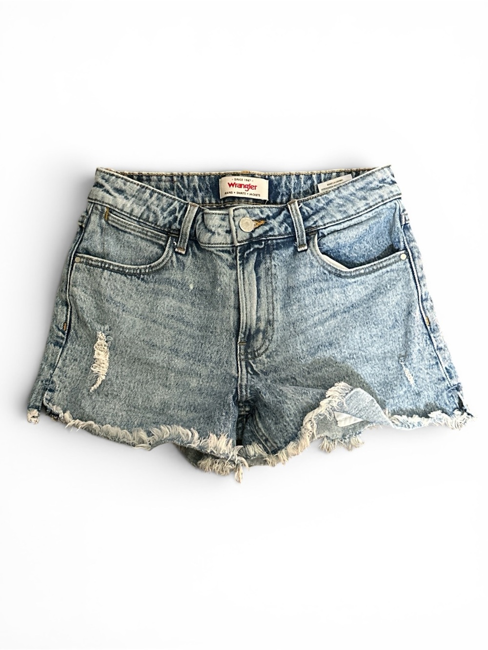 Vintage Wrangler High-Rise Denim Shorts | Size 0 | 3” Inseam